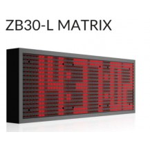 ZB-30 L Matrix LED klok (IP67)