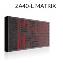 ZA-40 L Matrix LED klok