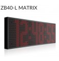 ZB-40 L Matrix LED klok