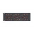 ZBH-10 Inbouw Digitale LED wandklok, cijfers 10 cm.