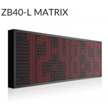 ZB-40 L Matrix LED klok