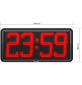 ZA-15 Digitale LED wandklok, cijfers 15 cm.