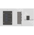 ZAM-5 inbouw staal (IP66)